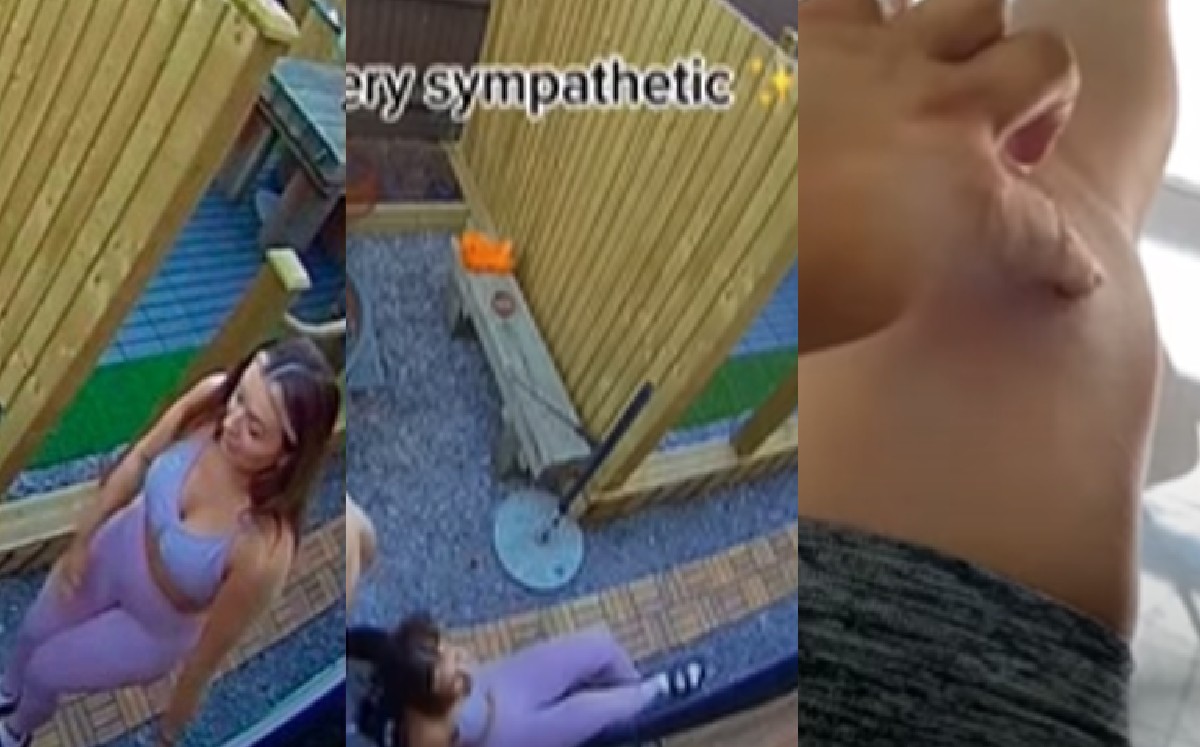 ¡Imágenes fuertes! Jovencita se disloca la rodilla mientras grababa un TikTok