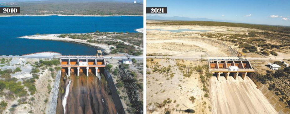 Crisis de agua en NL: 'Exprimen' presa Cerro Prieto casi hasta la última gota