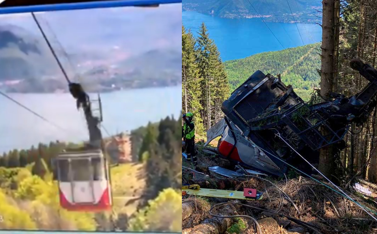 Teleférico cae de 10 metros de altura; sobrevive niño de 5 años
