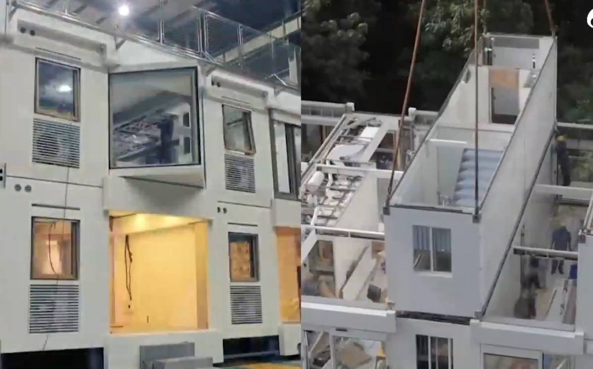 Impresionante: Construyen edificio de 10 pisos en menos de 29 horas