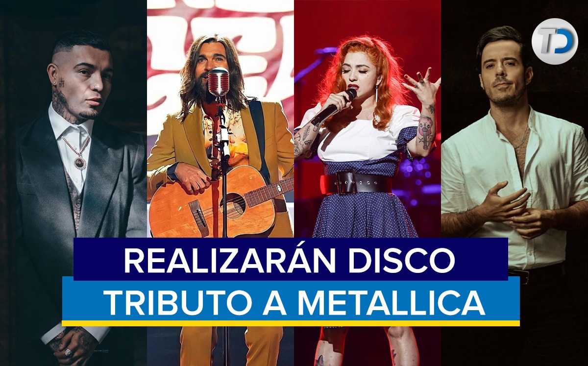 Juanes, Balvin, Ha*Ash, Gera MX&nbsp;y Pepe Madero en disco de Metallica