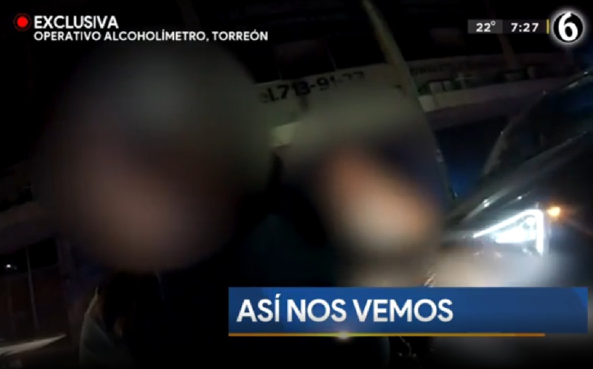 'Así nos vemos'; Tránsitos graban los pretextos de borrachos en alcoholímetros de Torreón