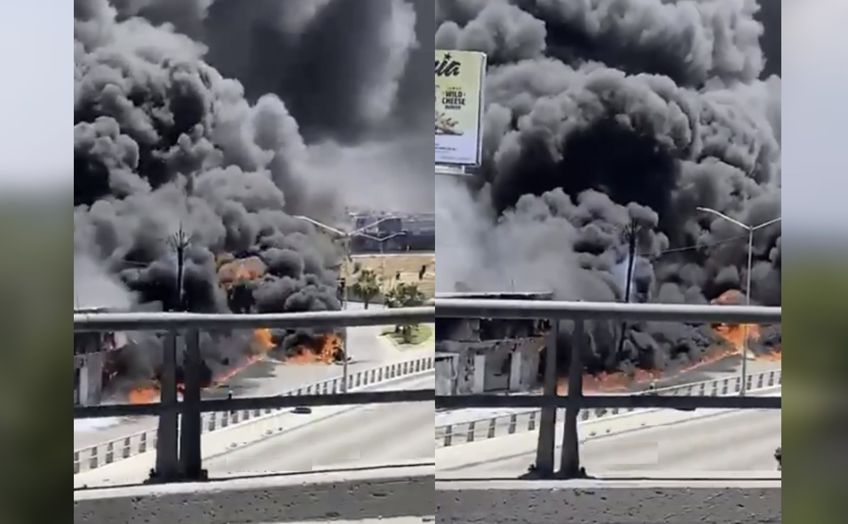 Explota pipa con combustible en Tijuana; hay daños en negocios y vehículos