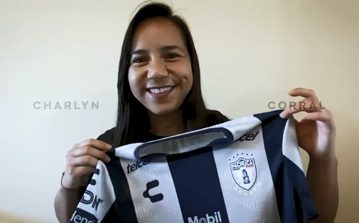Charlyn Corral es la nueva jugadora del Pachuca 