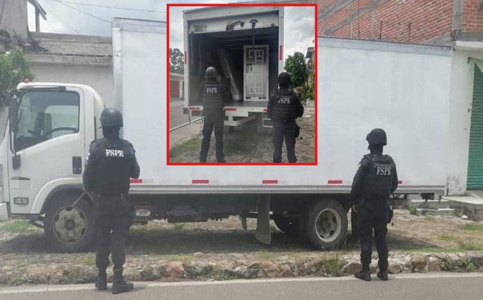 Recupera FSPE camión robado cargado con muebles, en Jerécuaro