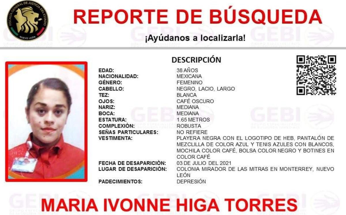 Reportan desaparición de empleada de supermercado en Monterrey