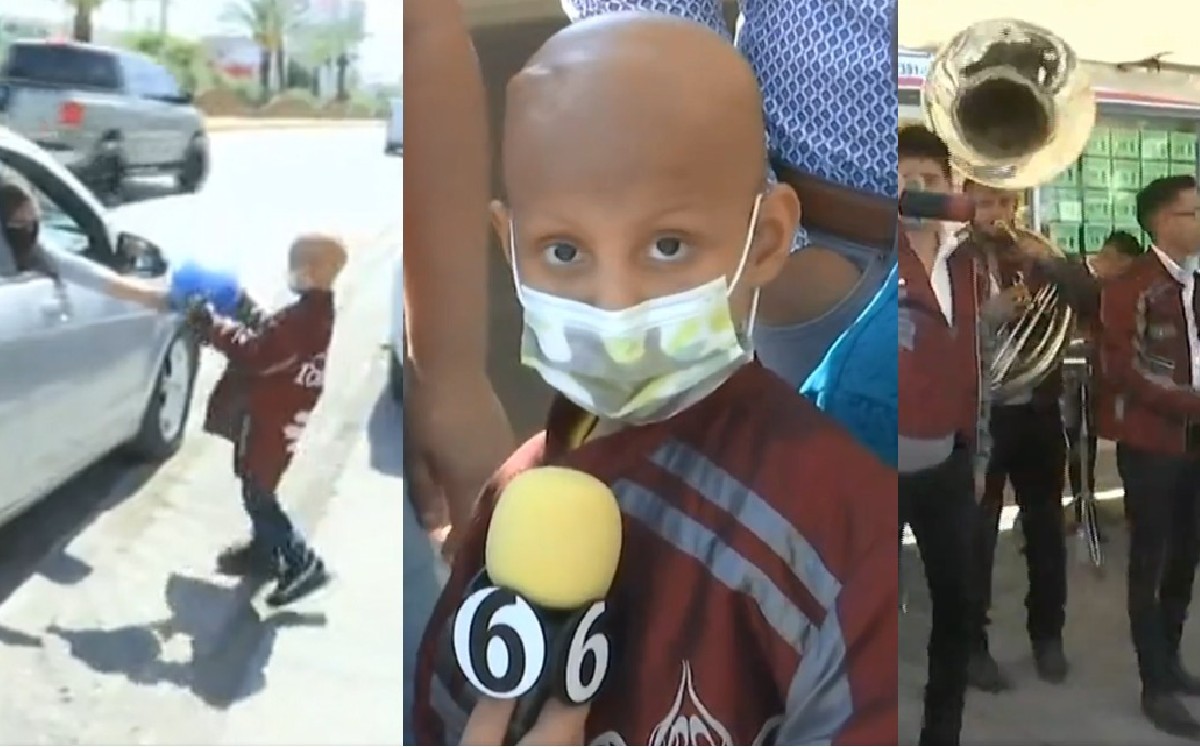 "Dios los bendiga"; Heber de 6 años, celebra que venció al cáncer (VIDEO)