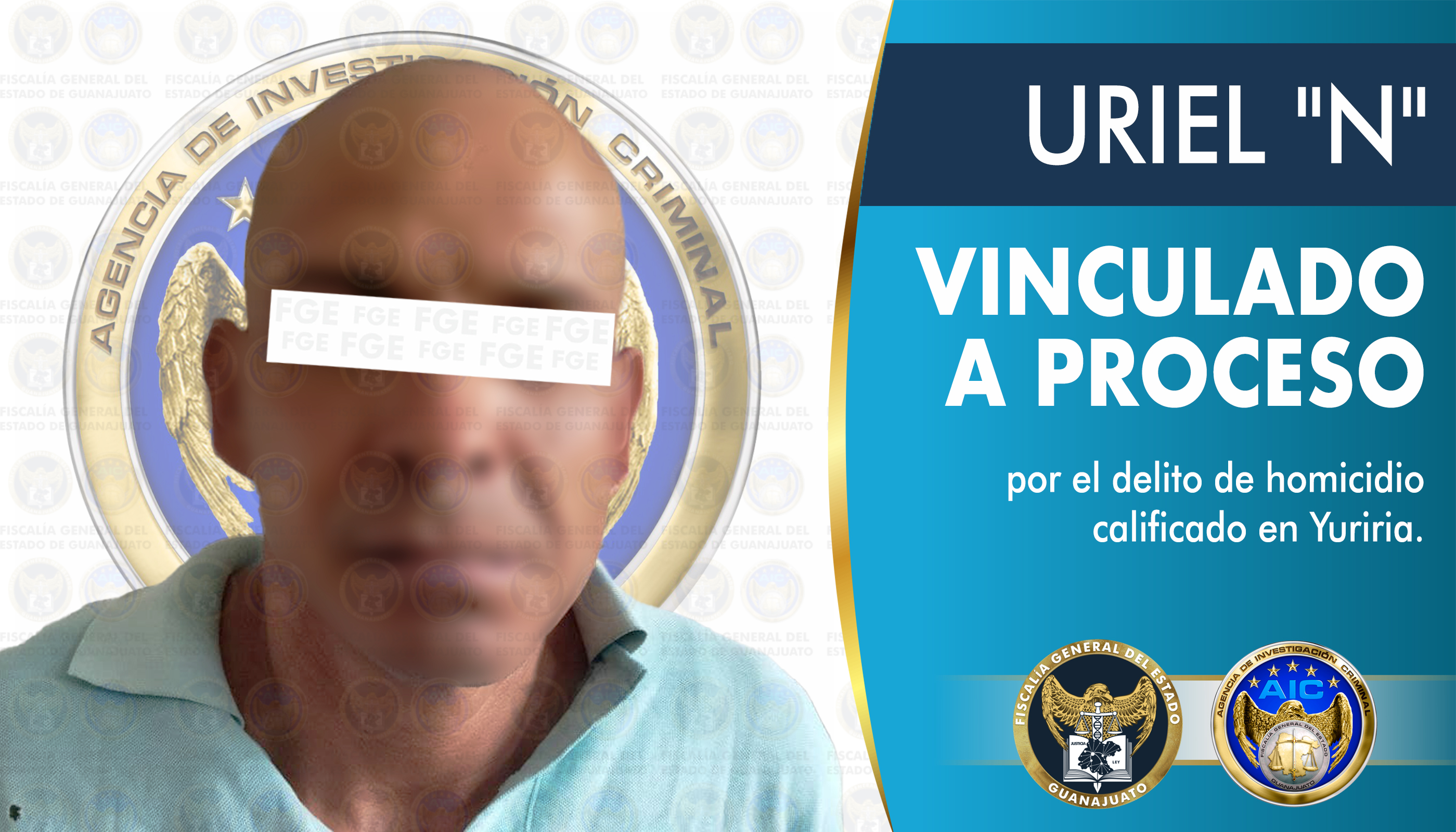 Uriel “N” vinculado por el homicidio de una mujer en Yuriria