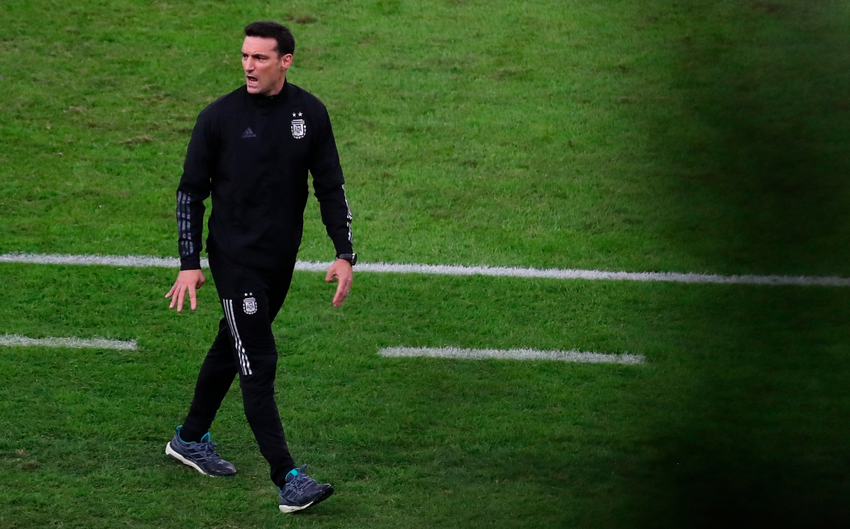 Scaloni revela que Messi jugó con problemas musculares