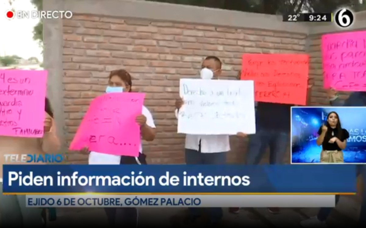 Familiares de presos denuncian irregularidades en el Cefereso 14 de Gómez Palacio