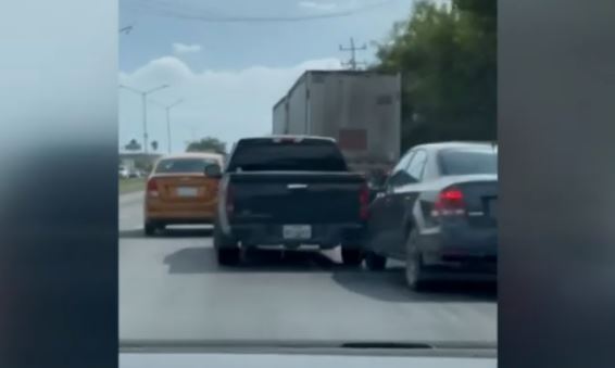 Captan a "montachoques" en la Carretera Monterrey-Laredo