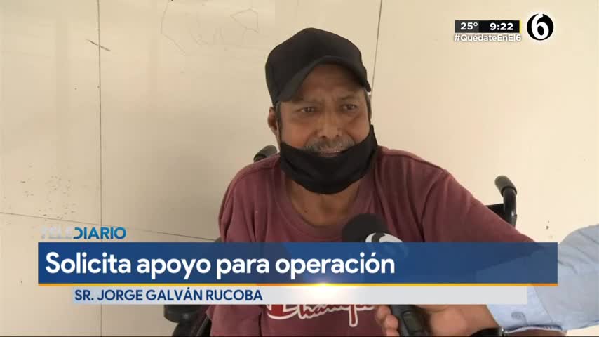 Telediario noticia Hombre que sufrió caída de su triciclo pide apoyo para pagar operación 