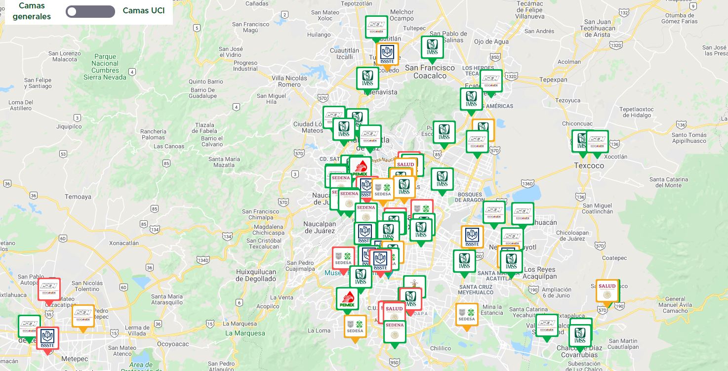 Comienzan a saturarse hospitales en CdMx por tercera ola de COVID-19
