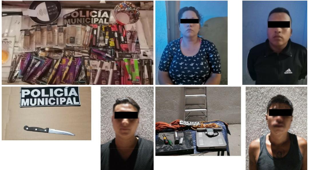 Detienen a 4 por robo a comercio y casa habitación en Celaya
