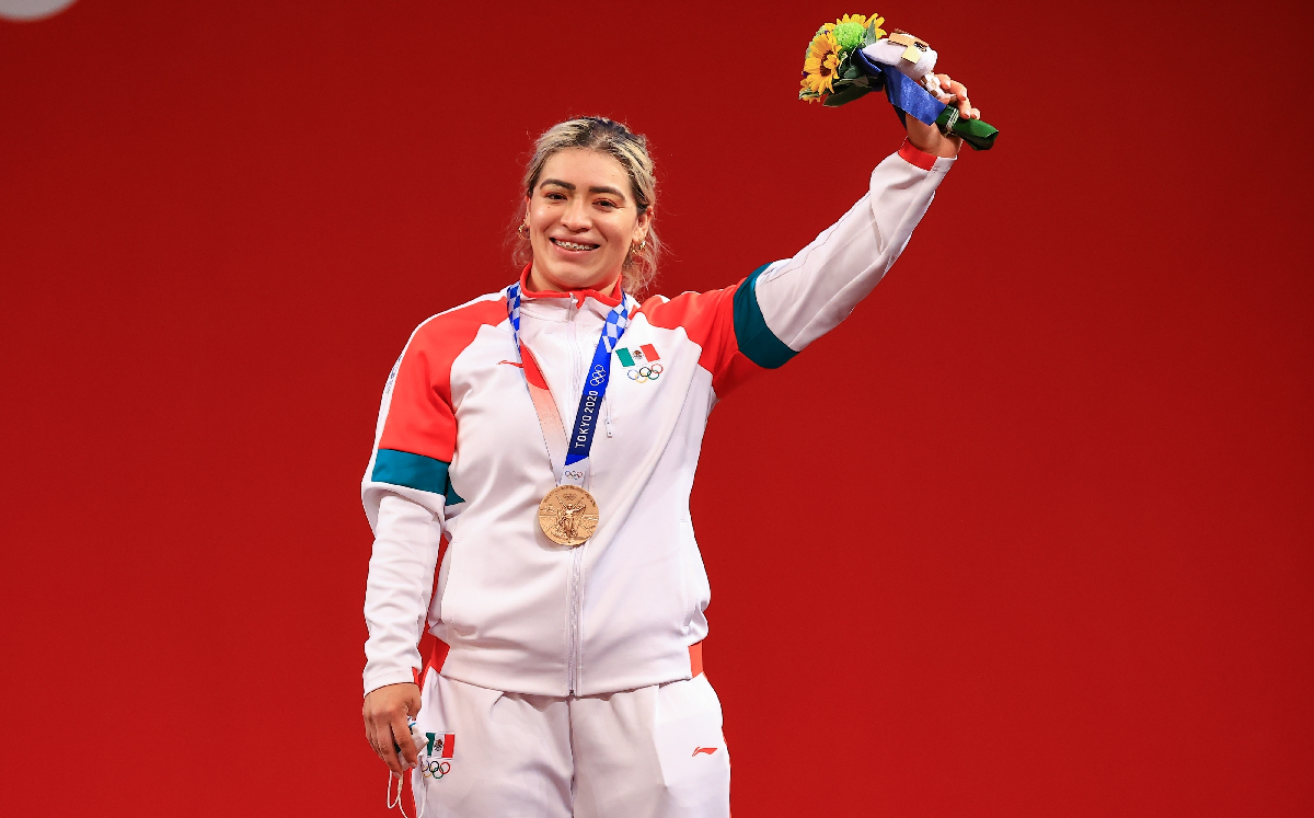 Aremi Fuentes gana bronce en halterofilia