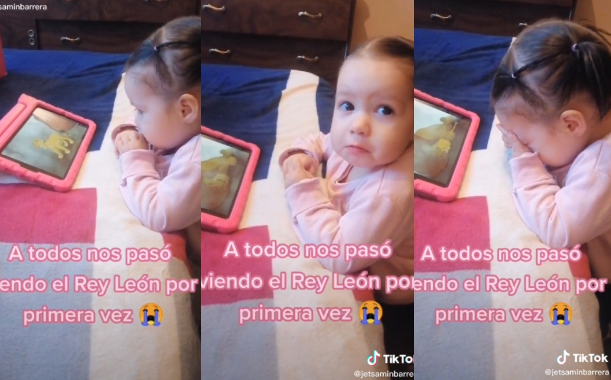 Niña se hace viral luego de llorar al ver El Rey León por primera vez