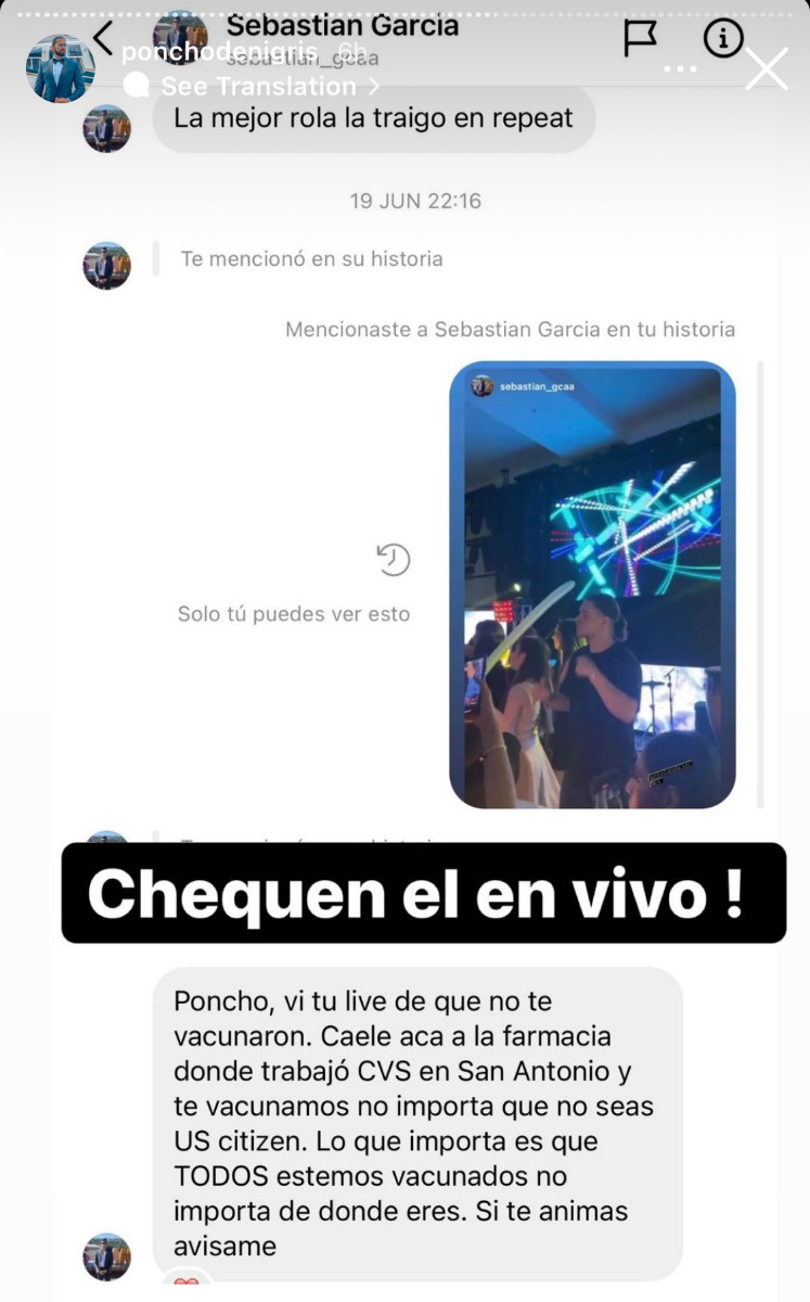 "Me negaron la vacuna": Poncho de Nigris explota al quedarse sin vacuna; acudió a otro municipio