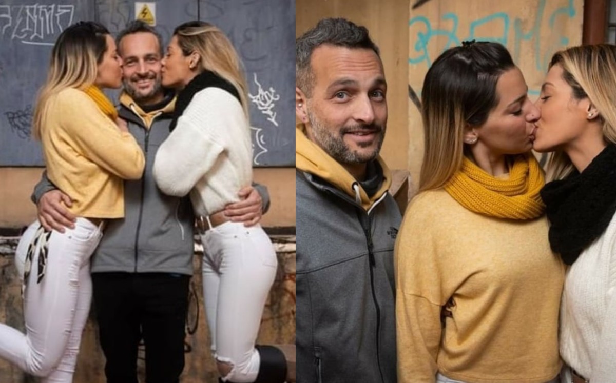 "Somos un trío y nos amamos" Pareja incluye a amiga en su relación 