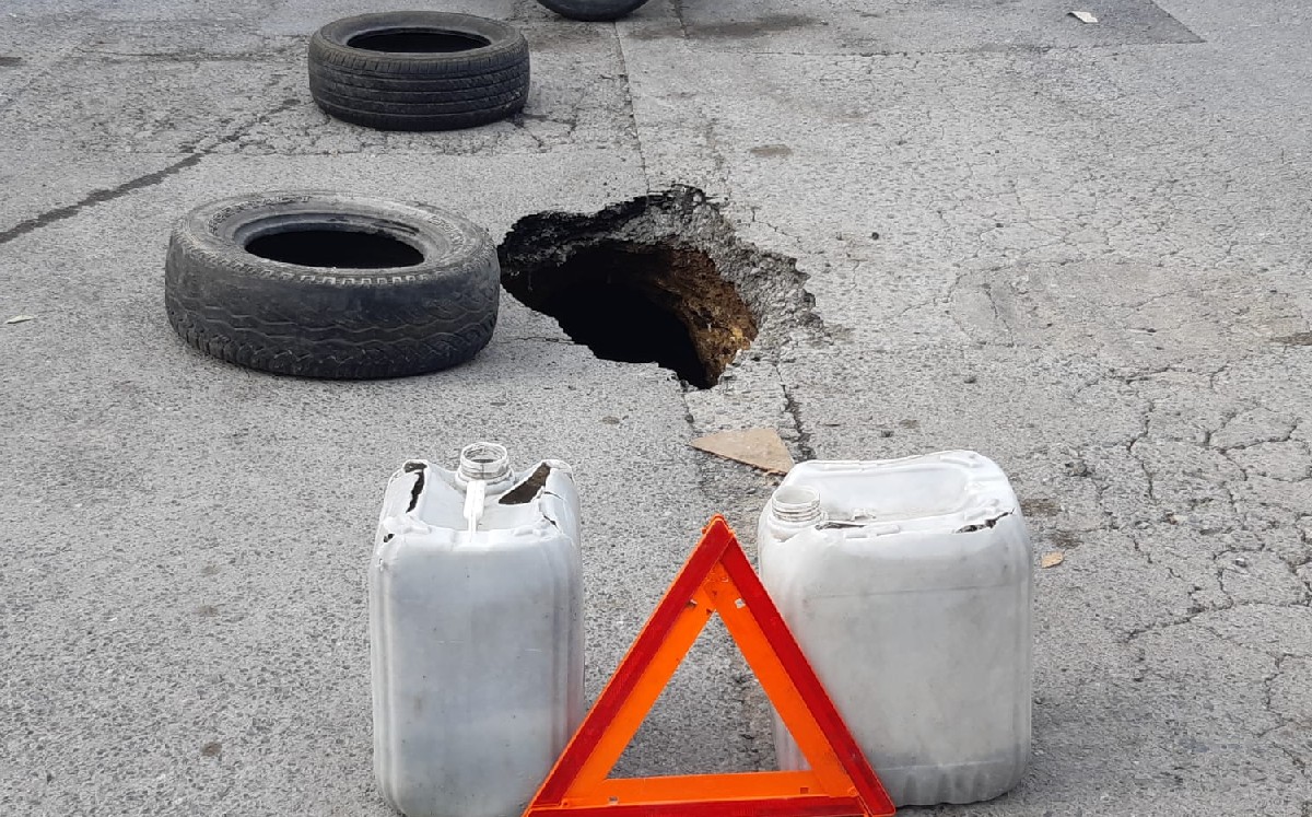 En menos de un mes, se forman dos socavones en Guadalupe