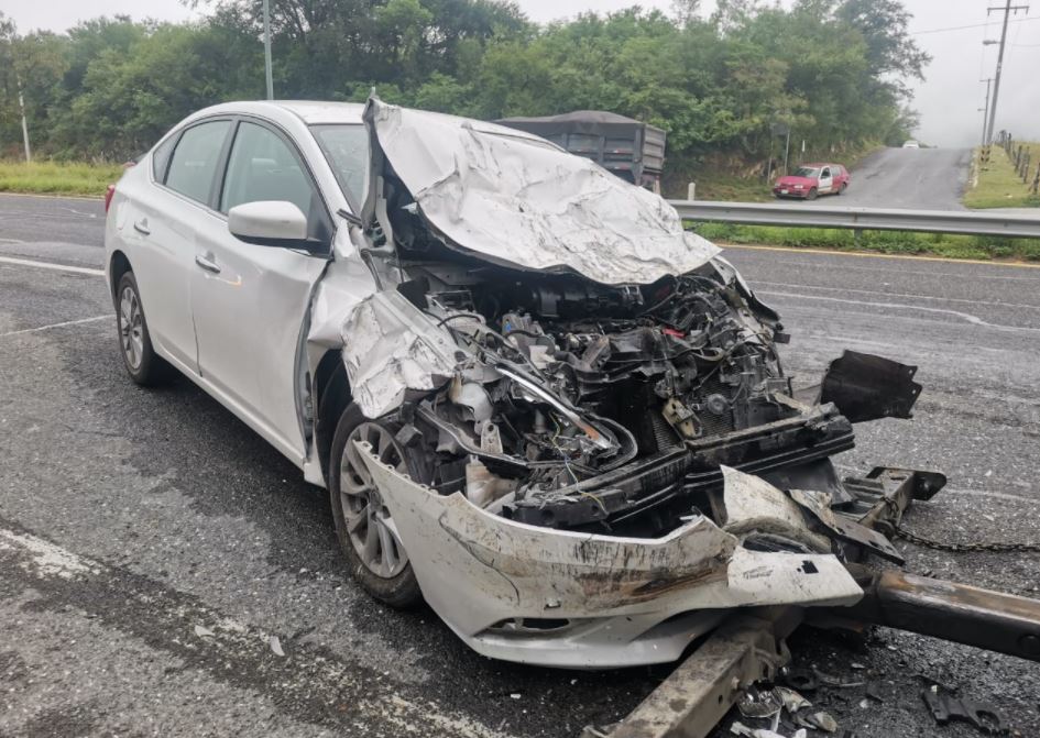 Cinco personas resultan lesionadas tras accidente vial en la Carretera Nacional
