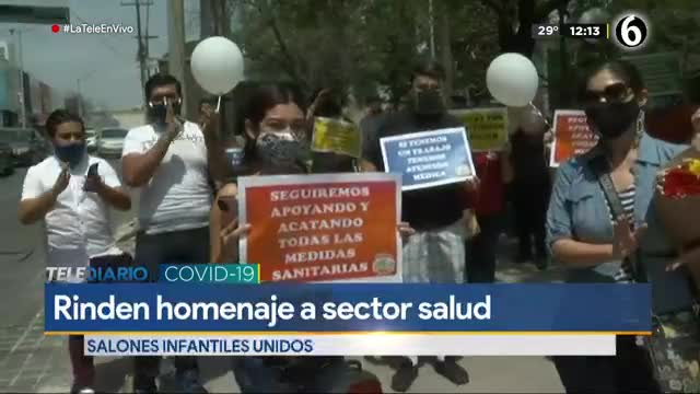 Titularia noticia Rinden homenaje a Manuel de la O y personal médico por labor durante pandemia 
