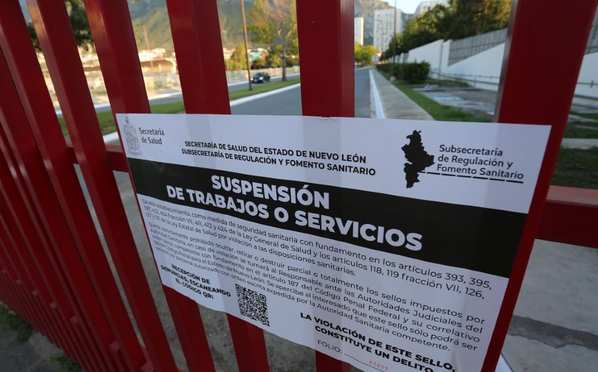 Secretaría de Salud clausura al Colegio Americano de Monterrey