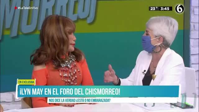 Telediario noticia Lyn May habla sobre su supuesto embarazo