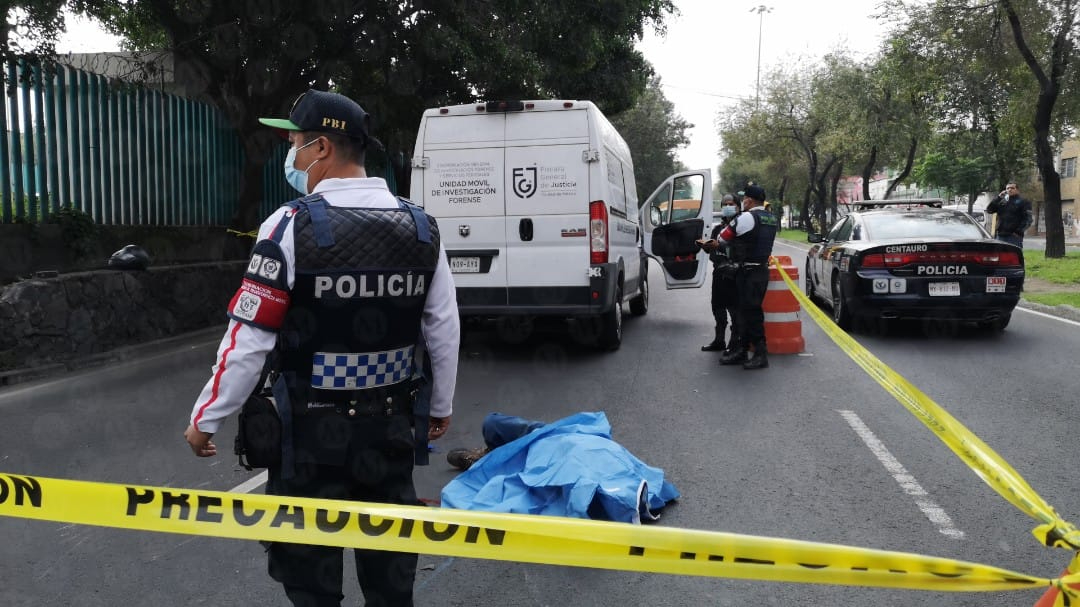 Peatón muere atropellado por motociclista en calzada Ignacio Zaragoza