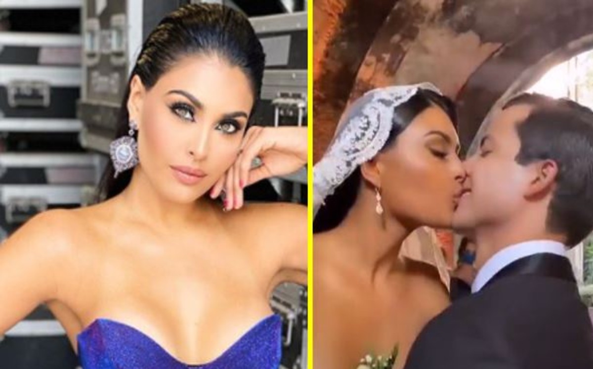 Kristal Silva se casa y usuarios llaman “femenino” a su esposo por el beso que le dio (VIDEO)