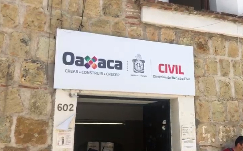 Brote de Covid-19 obliga a cierre de archivo del Registro de Civil en Oaxaca