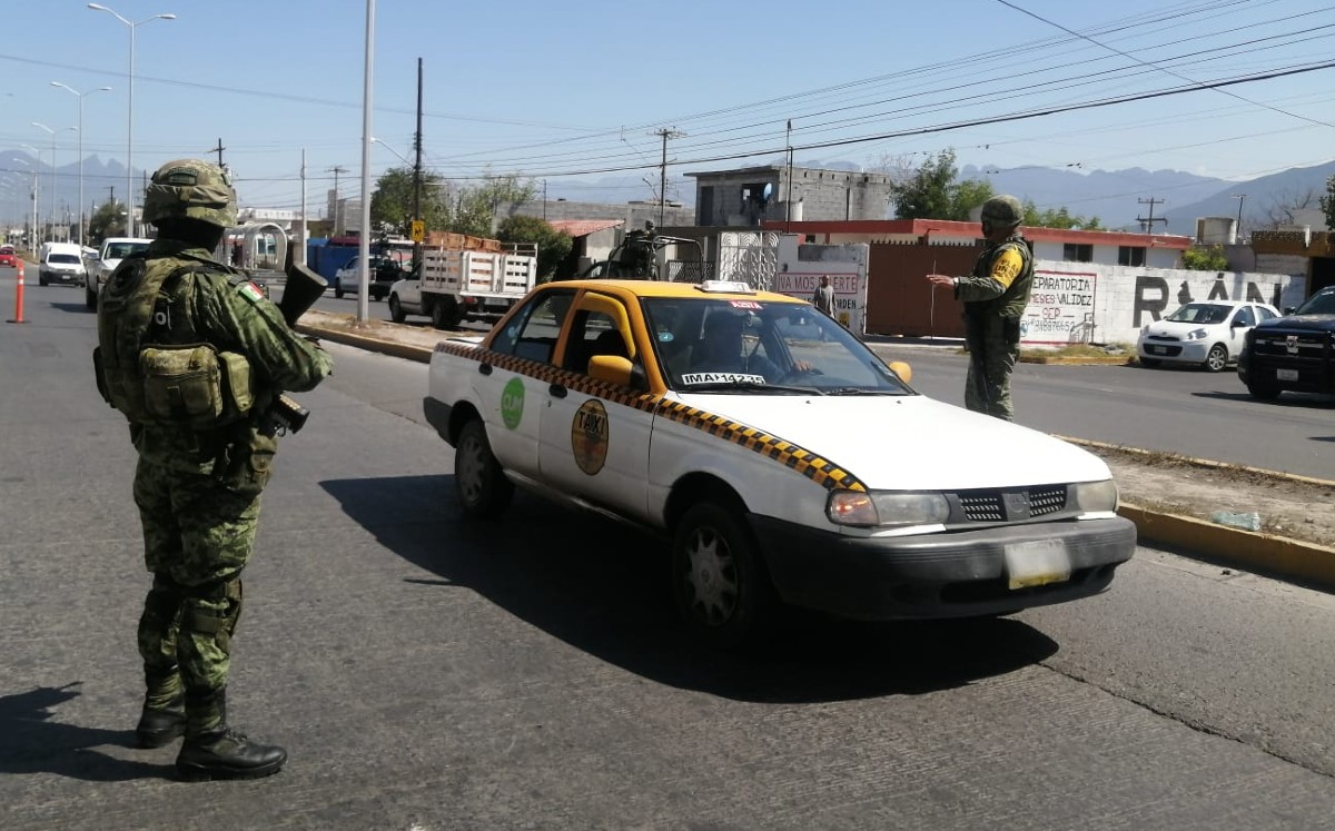 Ejército mantiene operativo de seguridad en Monterrey