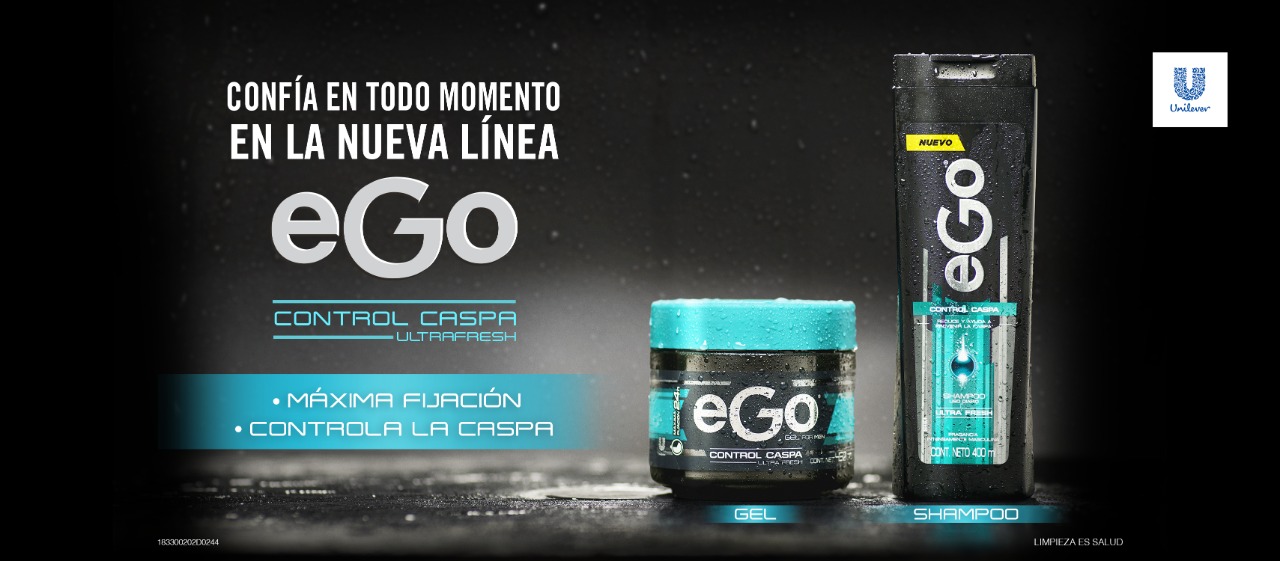 La mejor fragancia y cuidado personal para hombre con eGo® Control Caspa Ultra Fresh