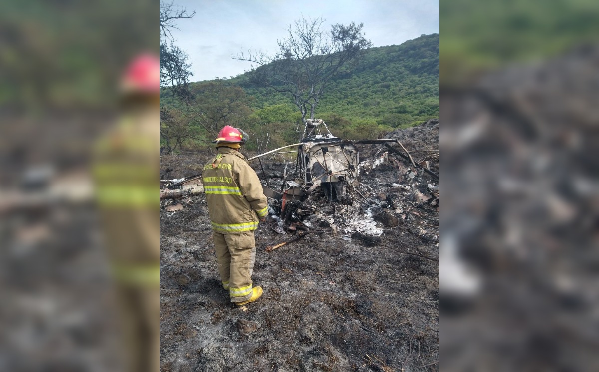 Caída de avioneta en Atotonilco el Alto, deja a hombre con quemaduras