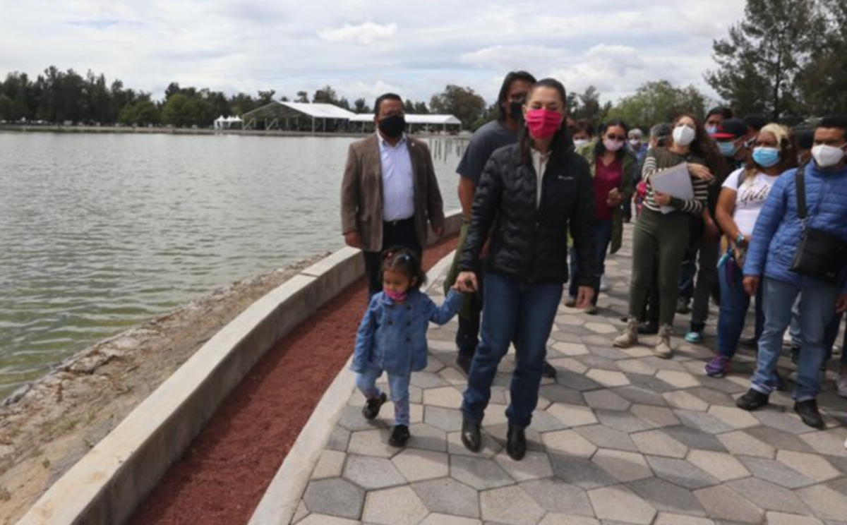 Inaugura Sheinbaum segunda etapa de rehabilitación del Bosque de Aragón
