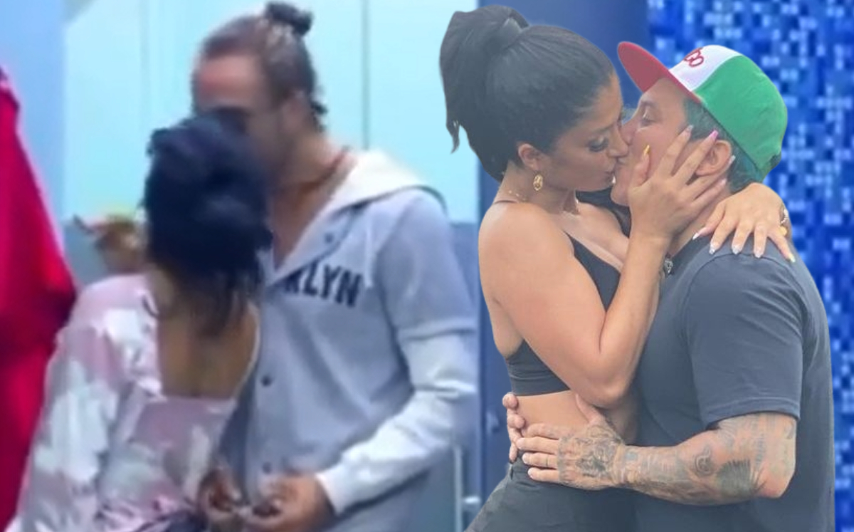 ¿Y Edwin Luna?, Kimberly Flores besa y coquetea con otro hombre durante reality show