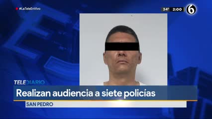 Realizan audiencia contra policías de San Pedro detenidos por secuestro