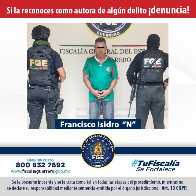 Capturan en Acapulco a escolta que presuntamente asesinó a chofer en San Pedro