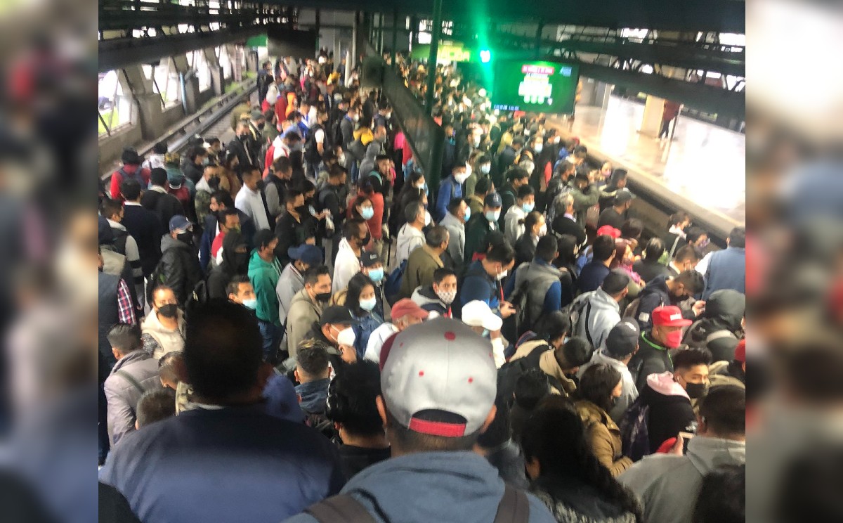 ¡Va lento! Por lluvias, el Metro anuncia retrasos en toda la red