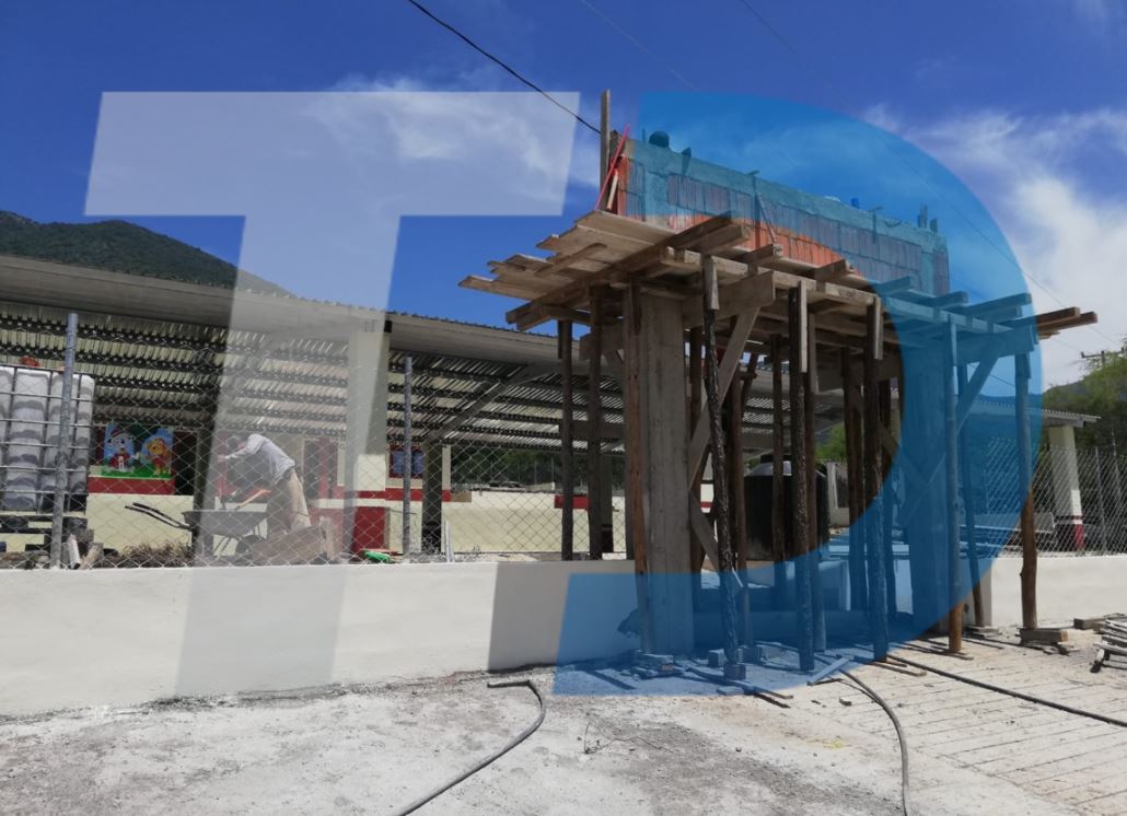 Remodelan escuela de El Yerbaniz, a un año de ganar el premio del avión presidencial  
