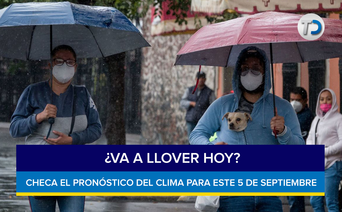 El clima para hoy 5 de septiembre en CdMx y Edomex