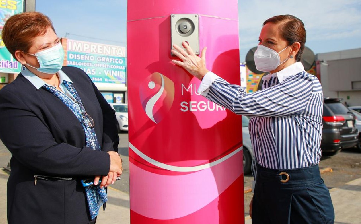 Guadalupe instala botones de alerta para mujeres en sector inseguro