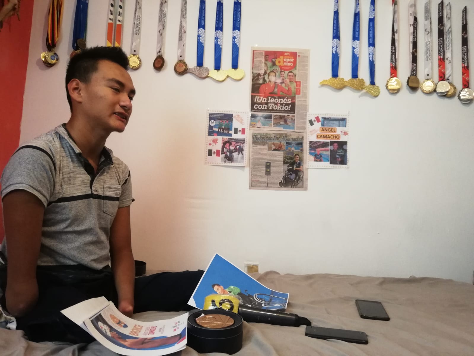 Ángel Camacho se preparó por 3 años para ganar la medalla