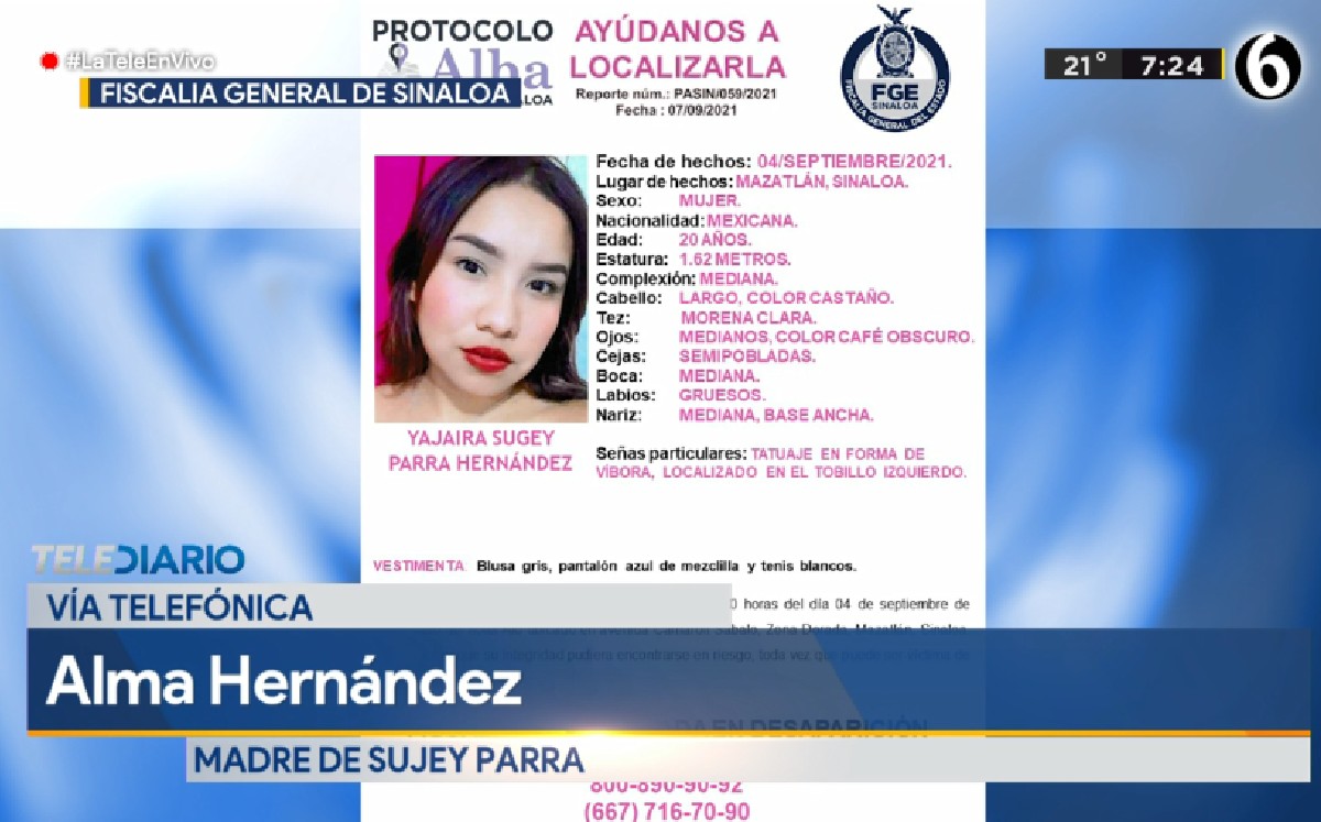 "Siento que las autoridades no hacen nada por mi hija"; Madre de Sugey continúa su búsqueda