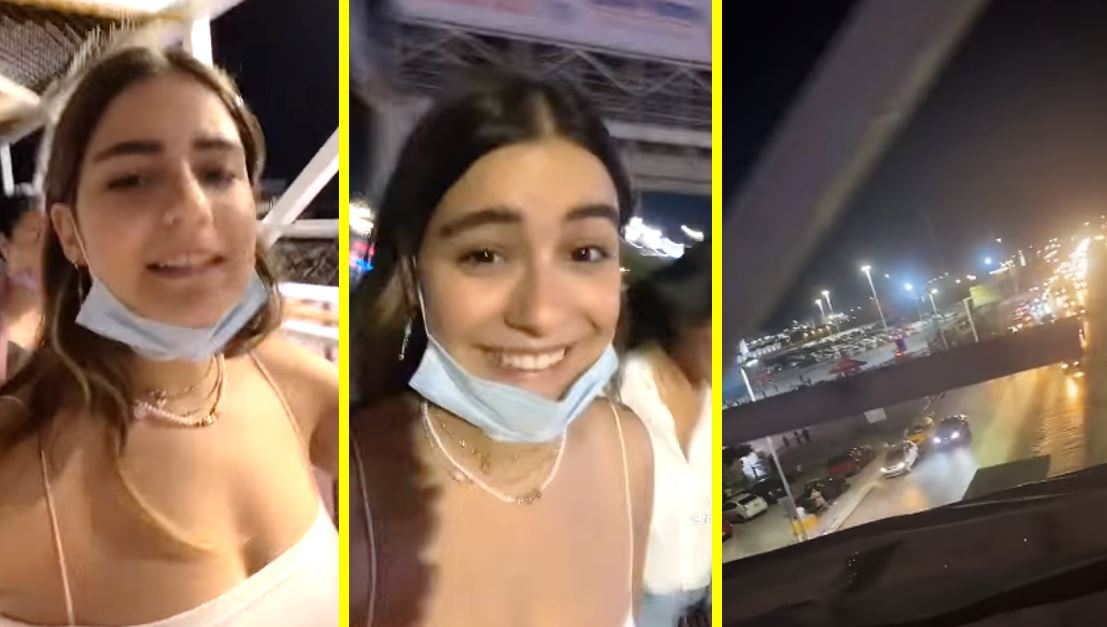 ¡Fue su primera vez! Joven se emociona por subir un puente peatonal en Torreón