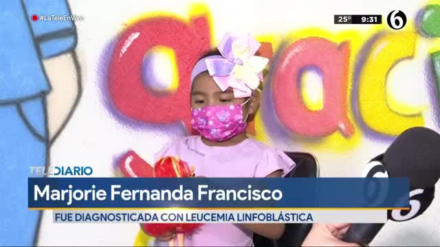 Marjorie lucha contra la leucemia linfoblástica aguda  