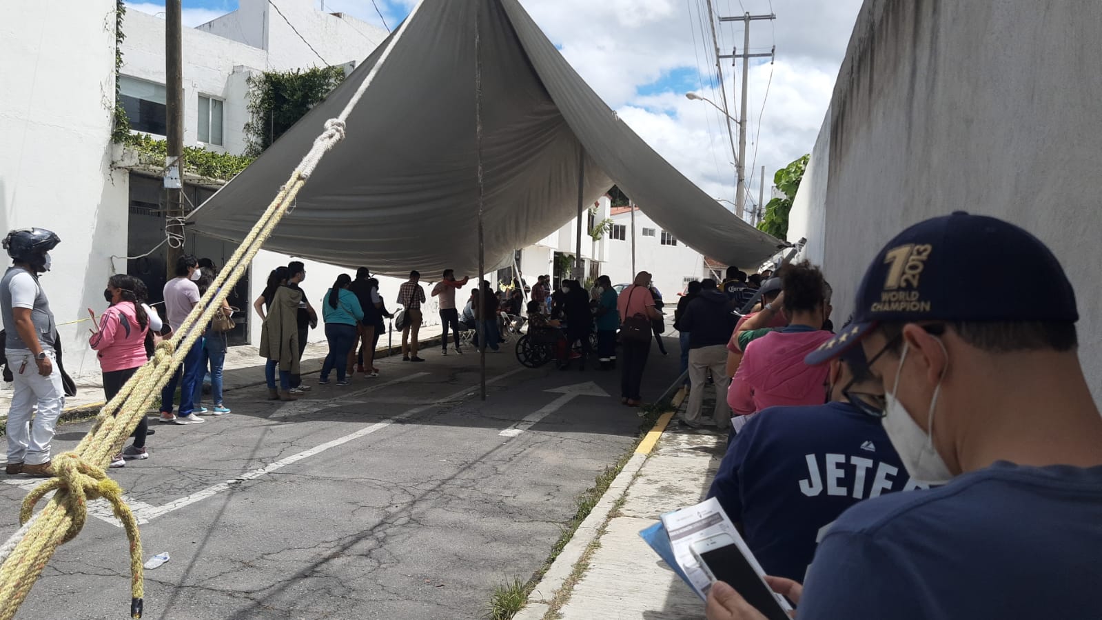 Vacunación en Puebla Capital sólo es de segundas dosis 