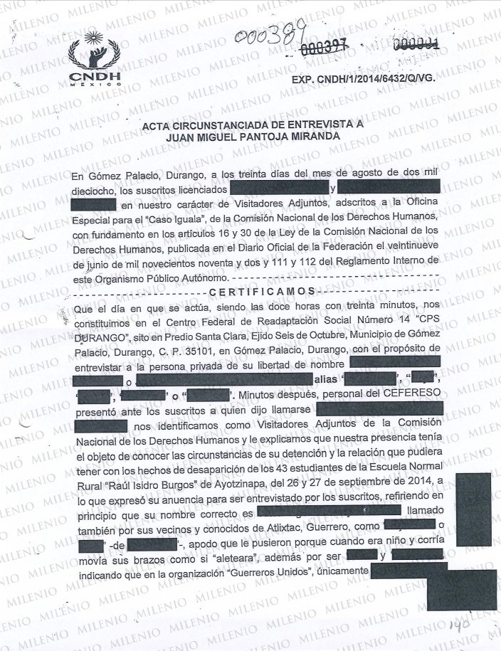 Todos murieron incinerados en basurero de Cocula: "El Pajarraco" sobre los 43 normalistas de Ayotzinapa