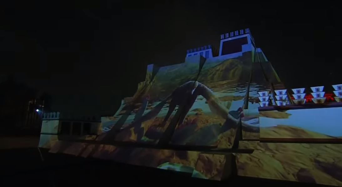 Con espectáculo audiovisual 'reviven' a Tenochtitlan en Grito de Independencia