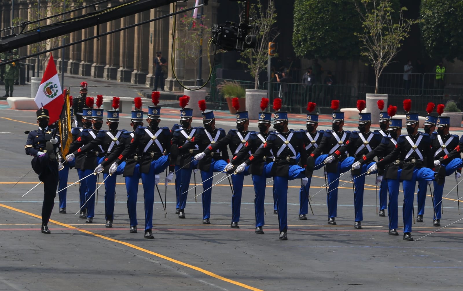 Francia, Perú, Bangladesh y más… Estos fueron los contingentes extranjeros en desfile militar