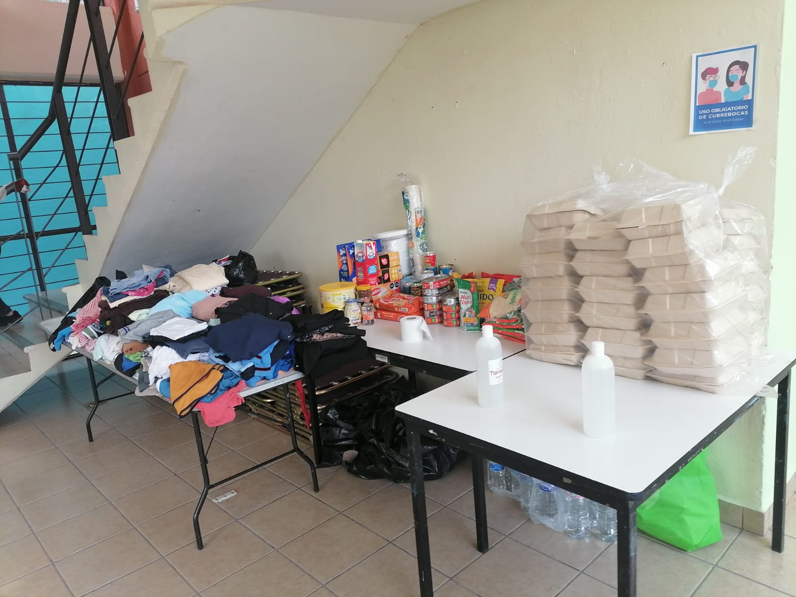 A una semana de derrumbe en cerro del Chiquihuite, albergue colocado en GAM se encuentra prácticamente vacío